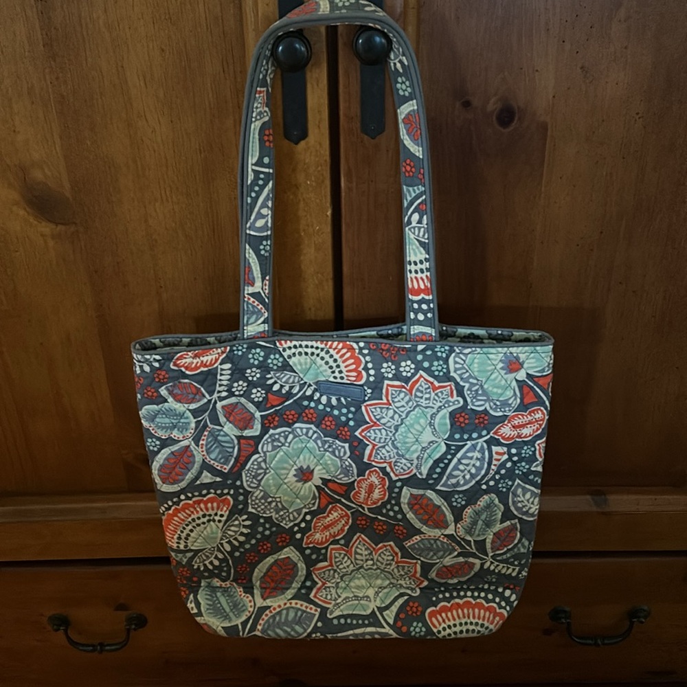 Floral Vera Bradley tote.